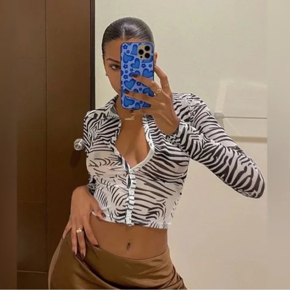 Collins Mesh Top Zebra
